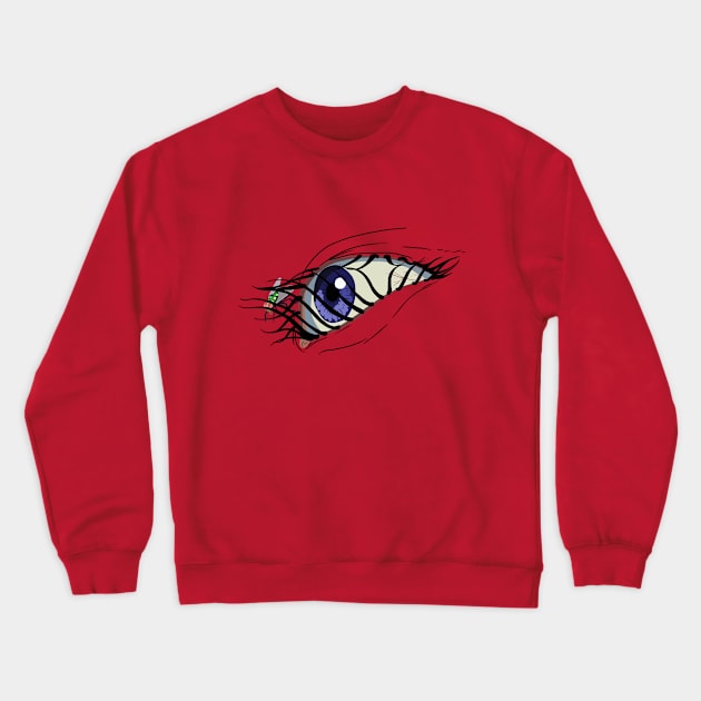 Eye Crewneck Sweatshirt by ElviaMontemayor